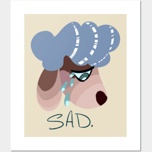 Sad Dog Posters and Art